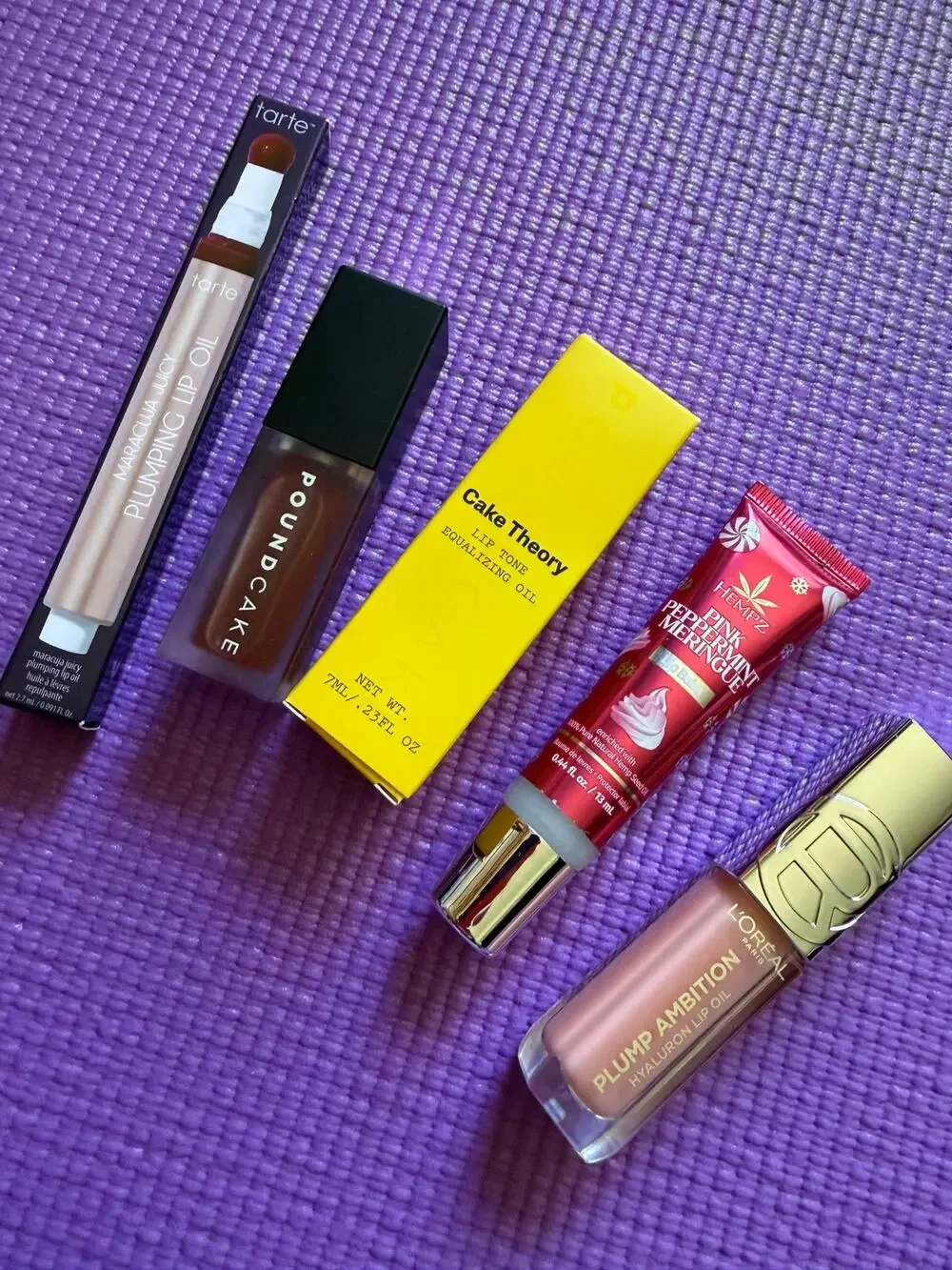 Makeup Lot Tarte Maracuja, Cake Theory, Hempz, Loreal Lip Oil Balm NEW Bundle